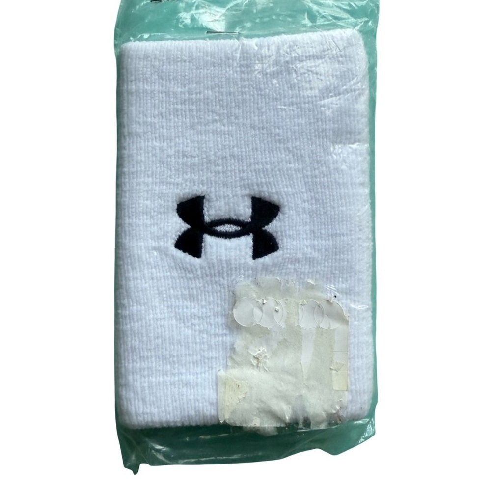 Under Armour Youth White Football Playmaker Wristband